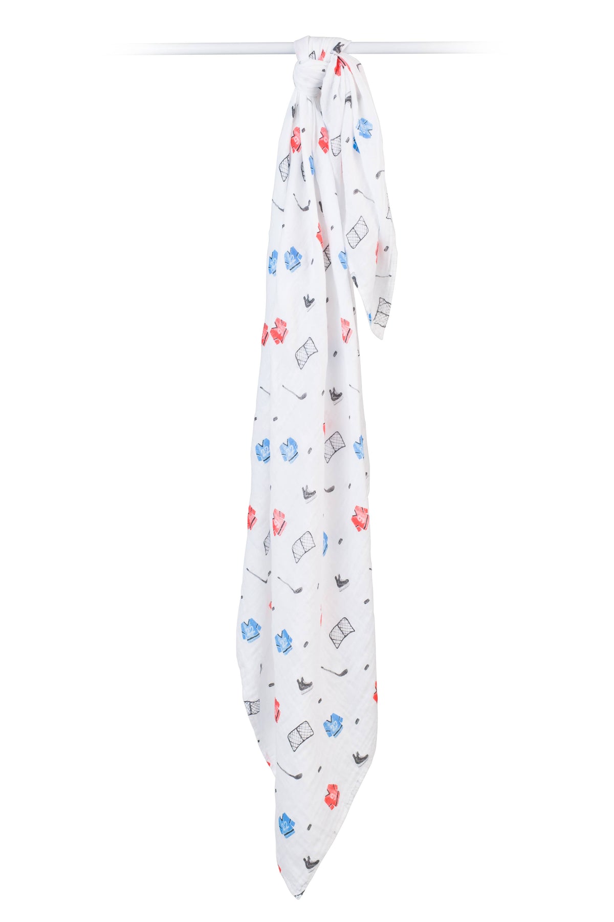 Muslin Swaddle Blanket – Hockey