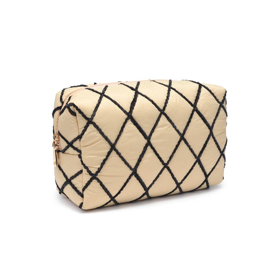 Puffer Cosmetic pouch - cream