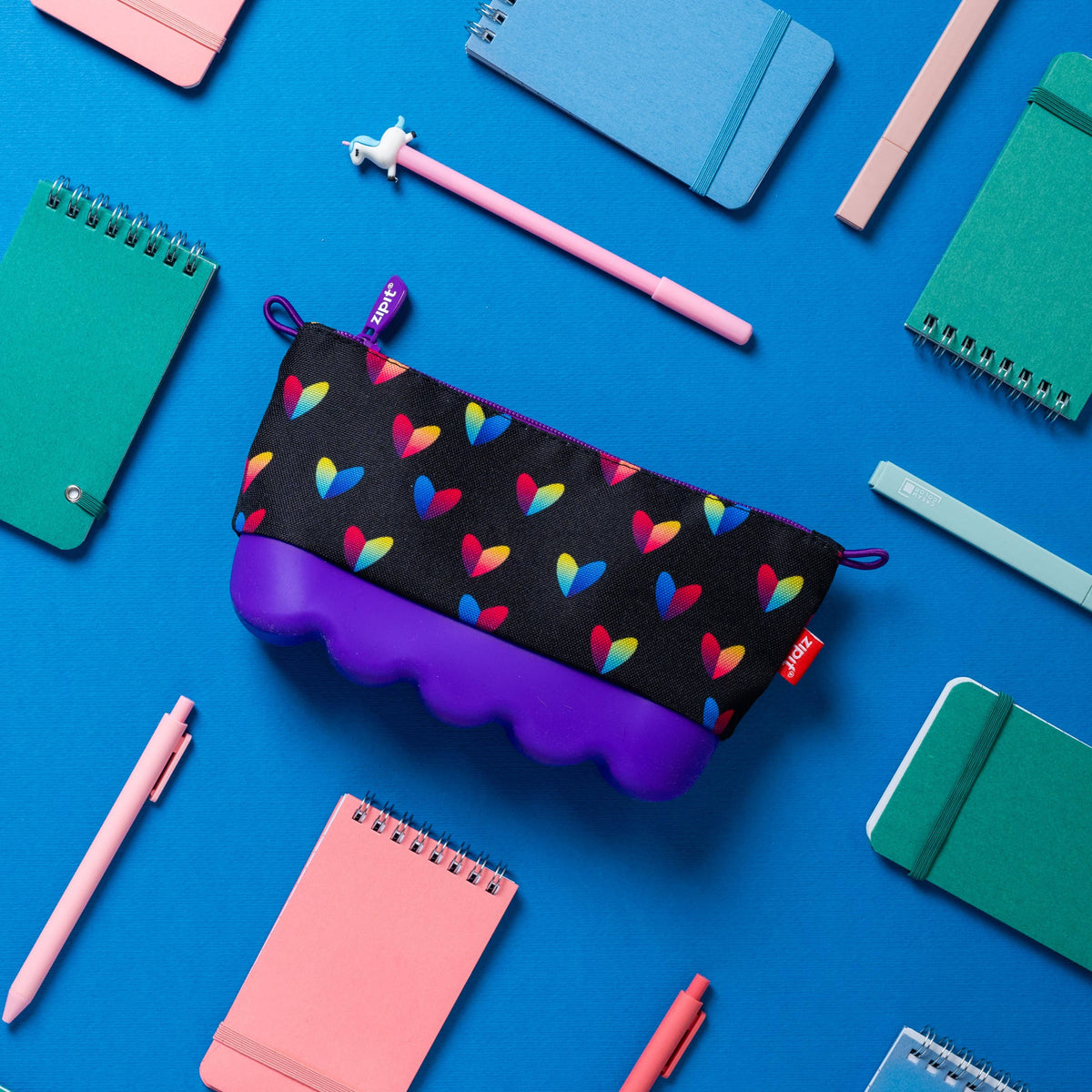Hearts Silicone Pouch