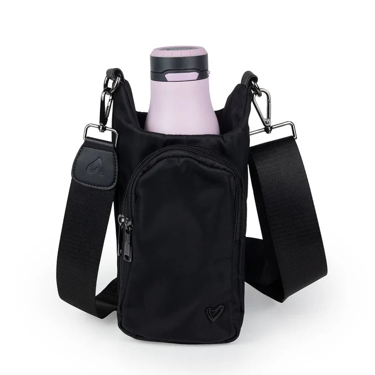 Hipster H2O Crossbody Bag - nylon Matte Black