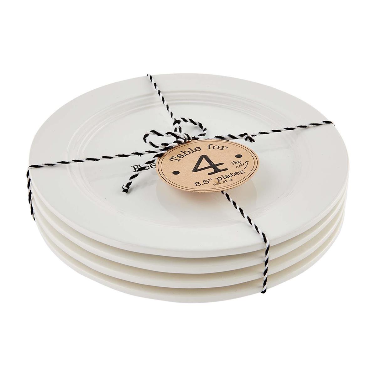 TABLE FOR 4 SALAD PLATE SET