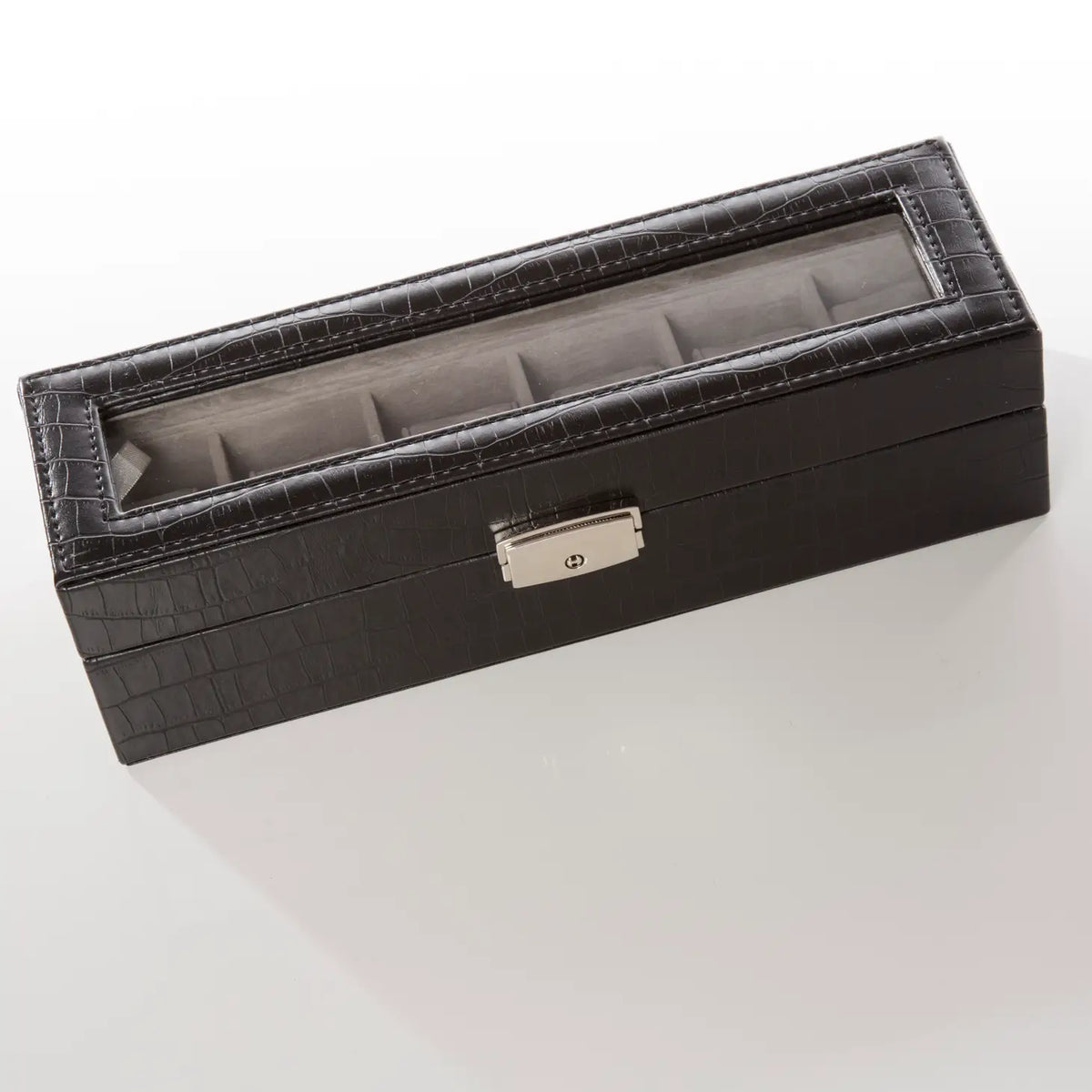 Coffret Watch It personnalisé - Croco noir