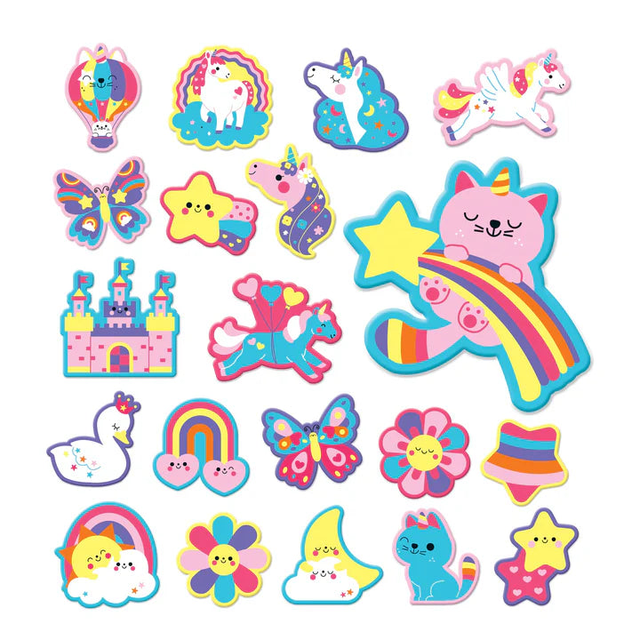 Bath Shapes - Stickable Foam Unicorn Dreams