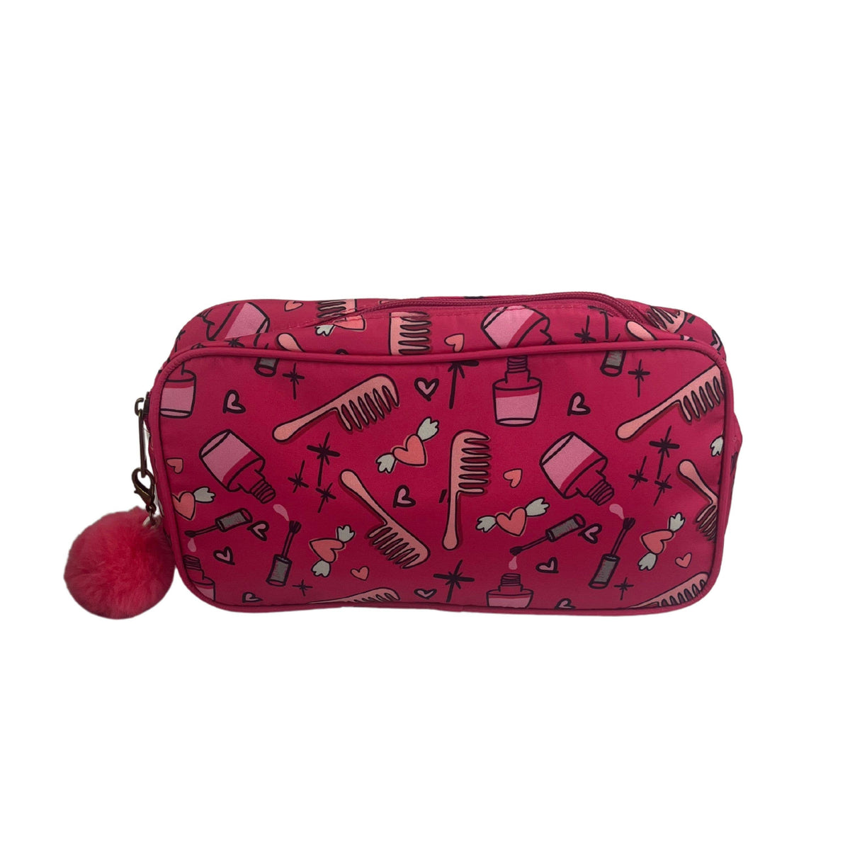 Hairbrush Cosmetic Bag