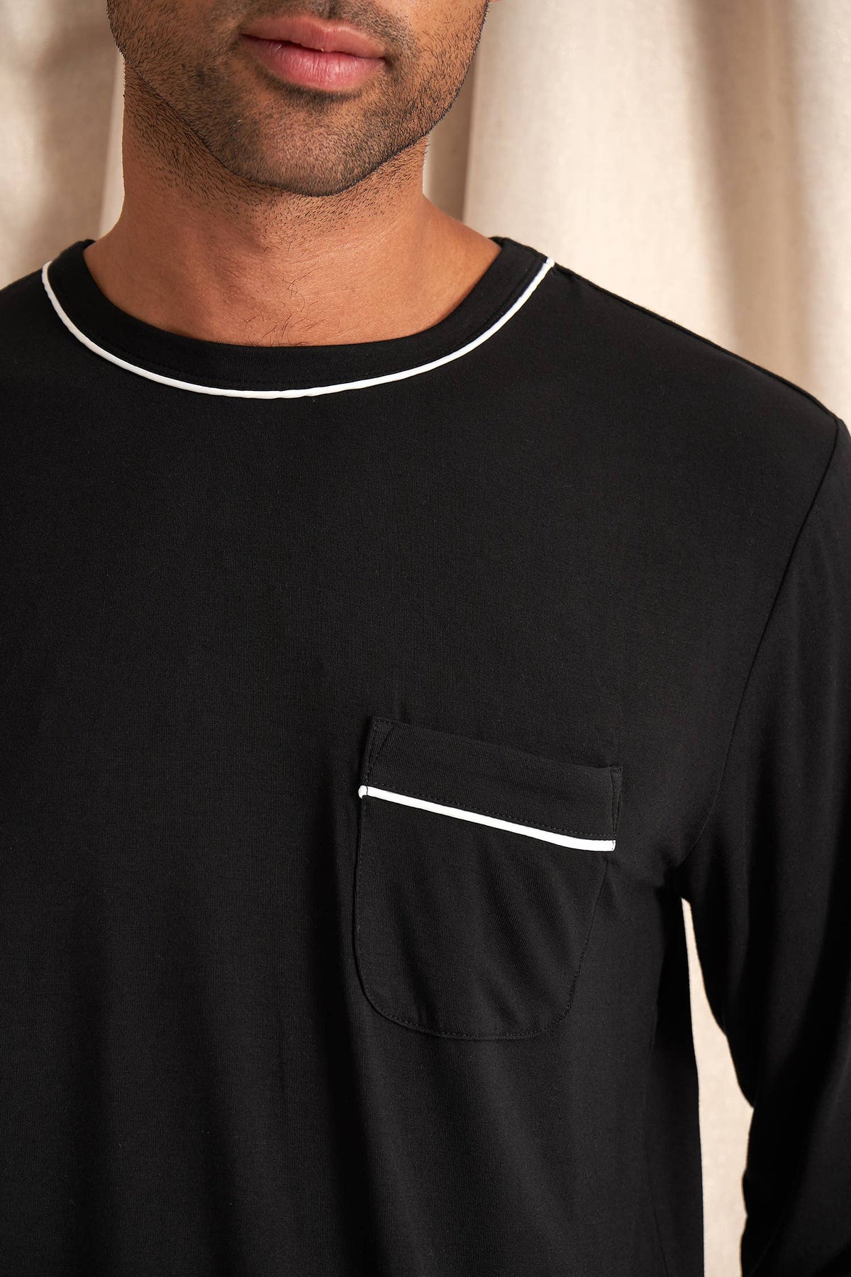Ensemble pyjama en bambou - Noir