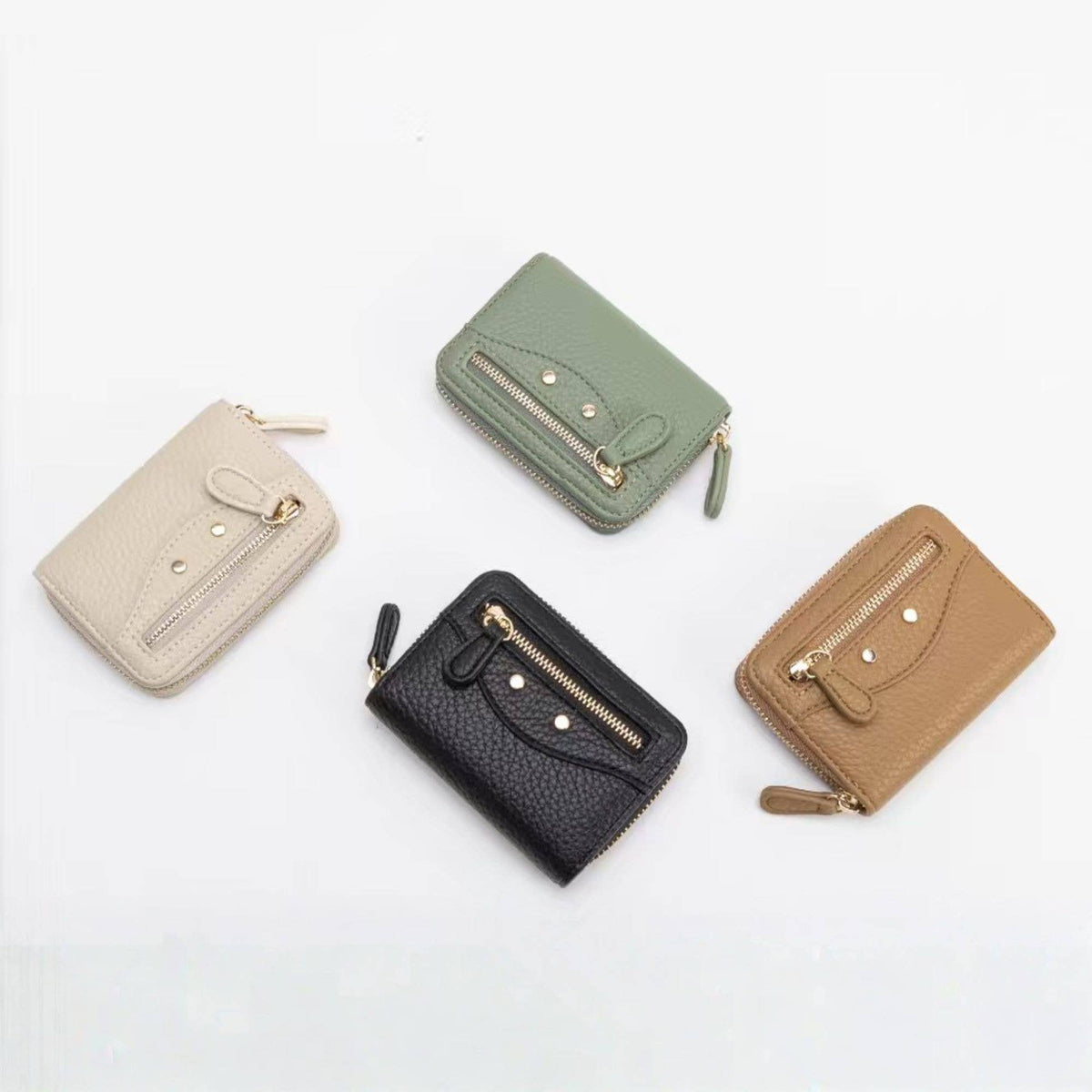Camel Vegan Leather Wallet