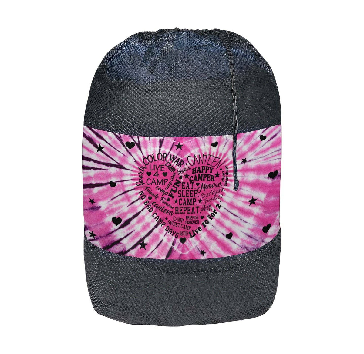 Sac à linge – cœur tie-dye