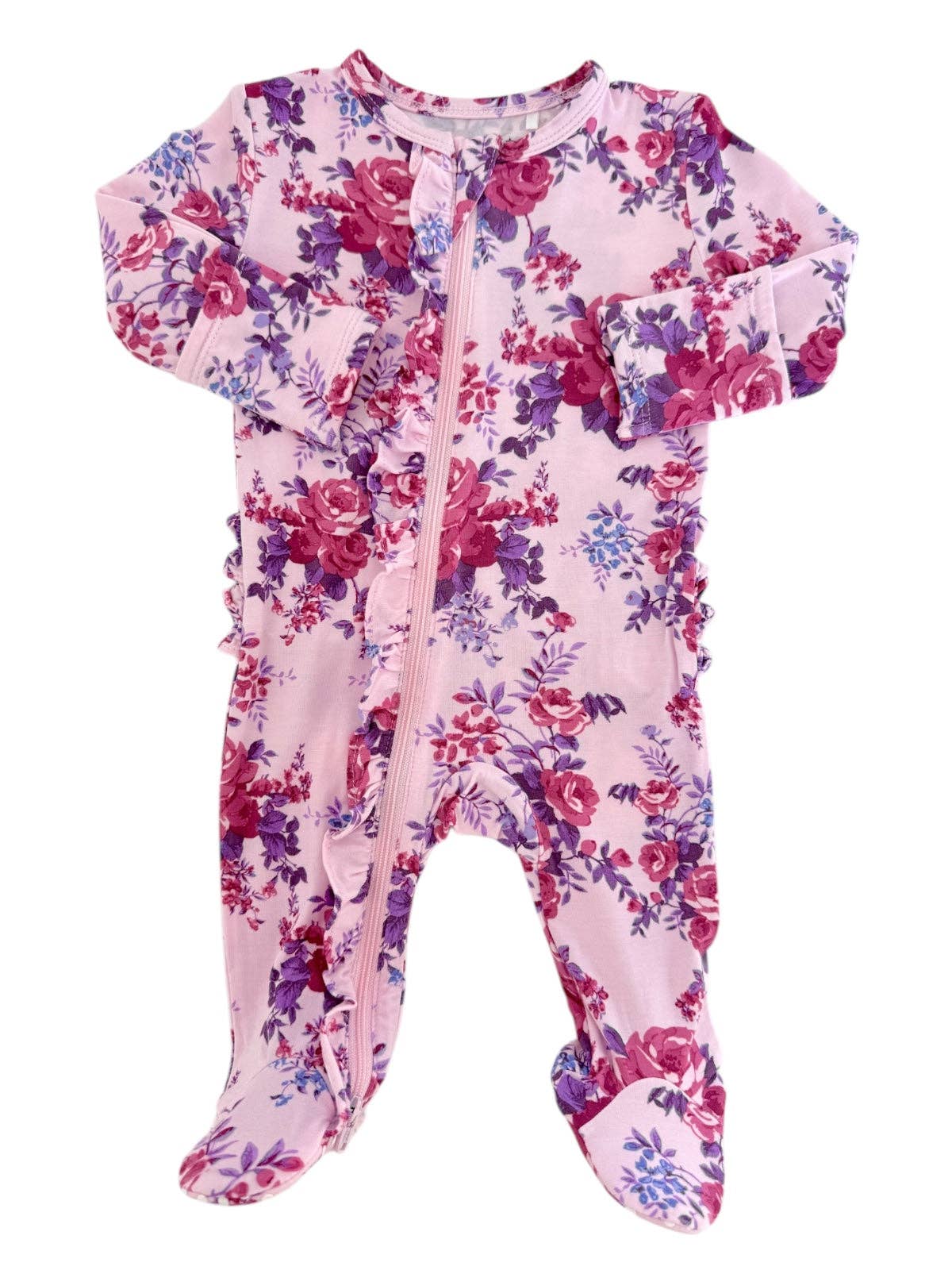 Bamboo Ruffle Violet Rose