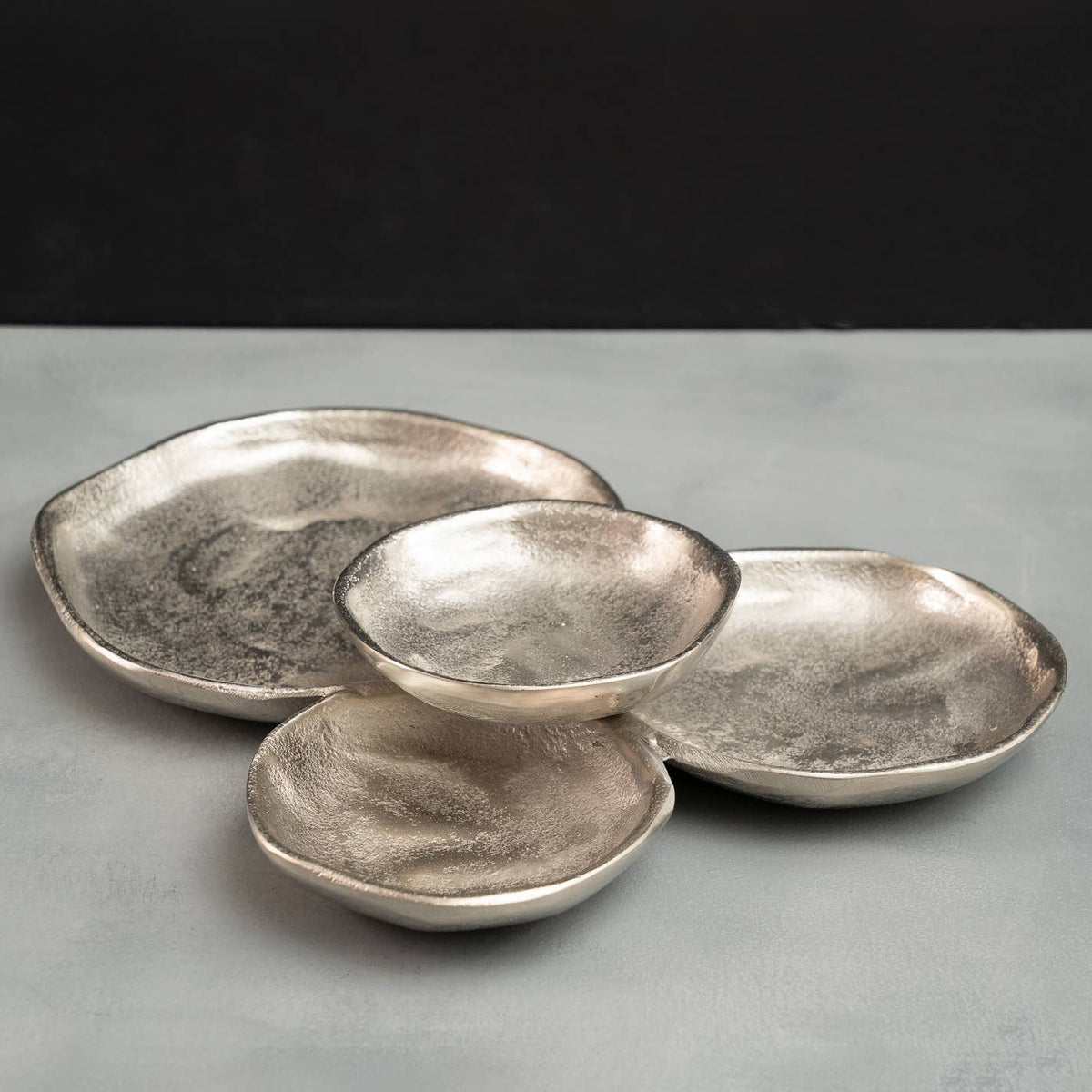 Silver Cluster Dish