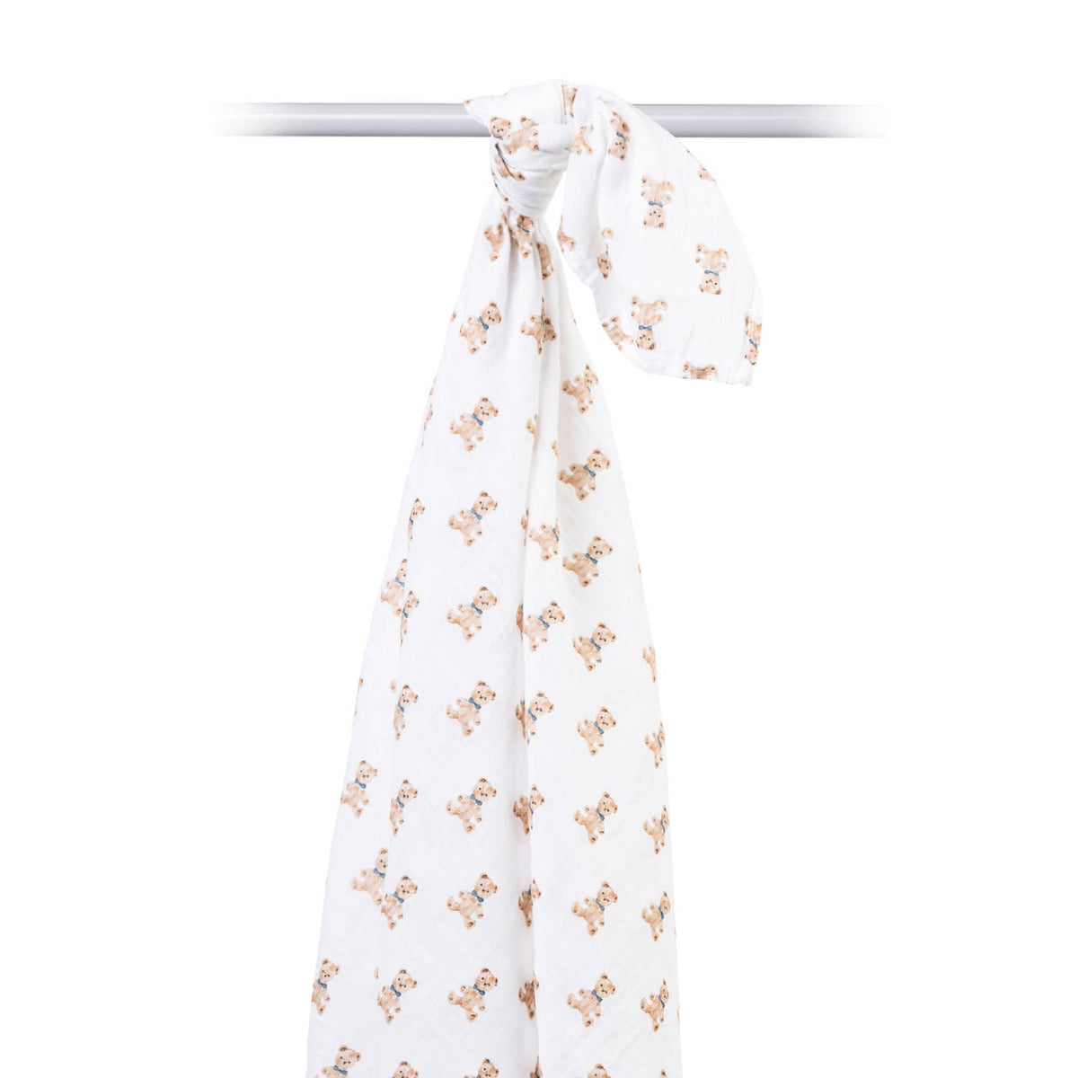 Muslin Cotton Swaddle Blanket  - Vintage Bears