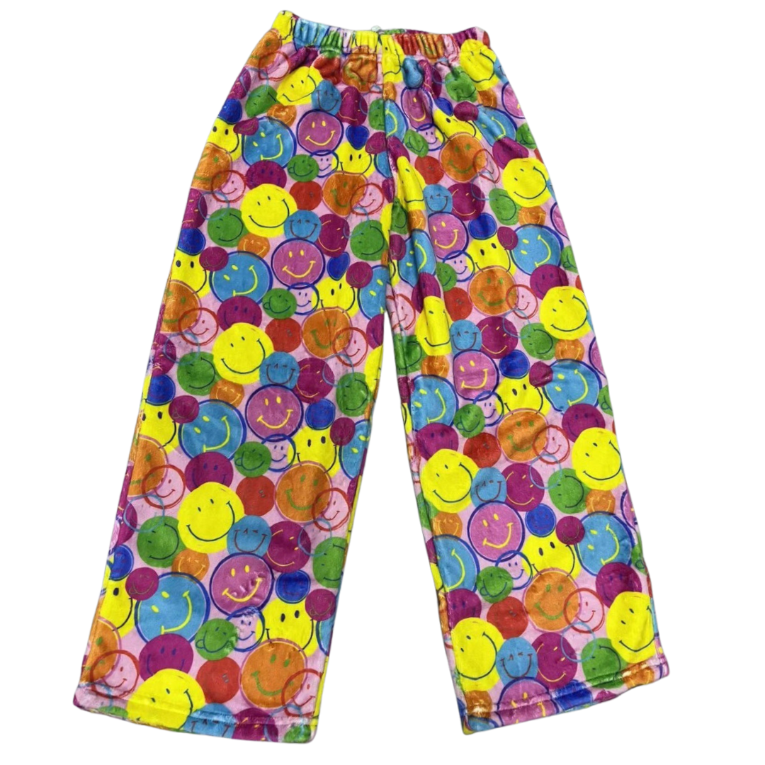 Pantalon en peluche - Sourires néon
