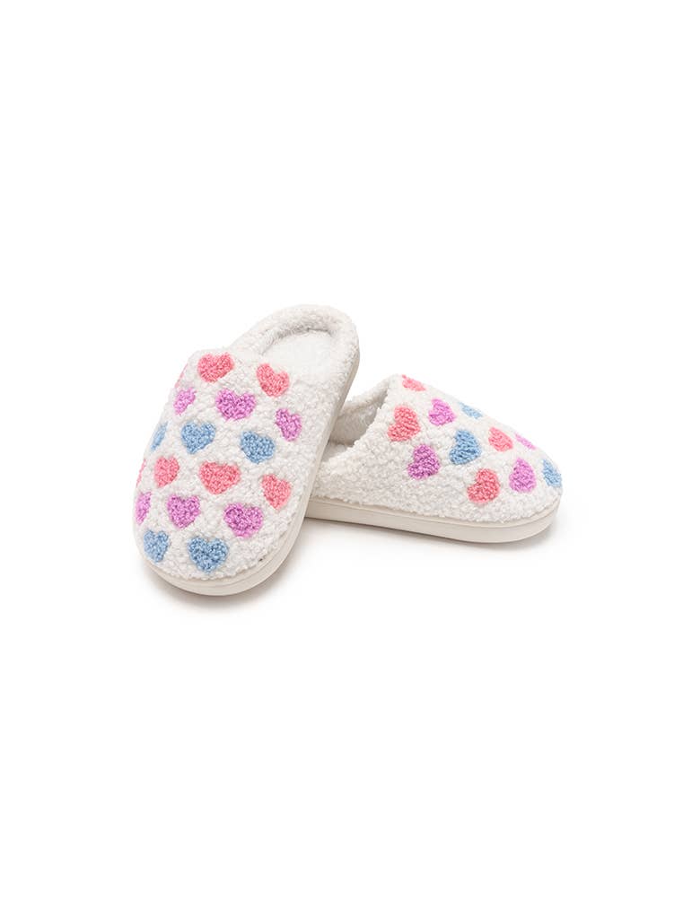 Kids slippers - Pastel Hearts