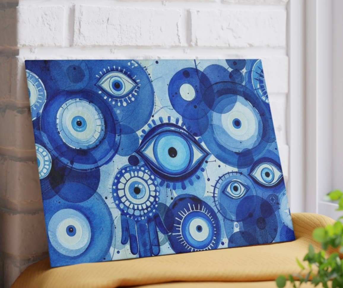 Evil Eye Cutting Board   
