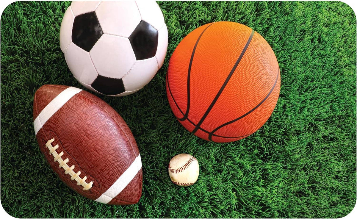 Heart Camp Floor Mat - Sports Balls