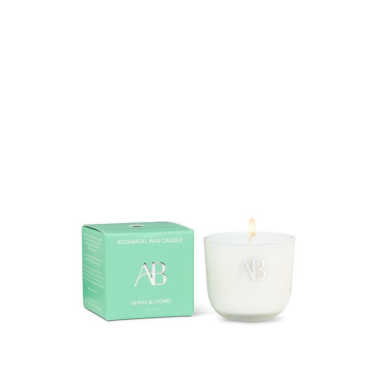 Bougie miniature Aromabotanical à la goyave et au litchi