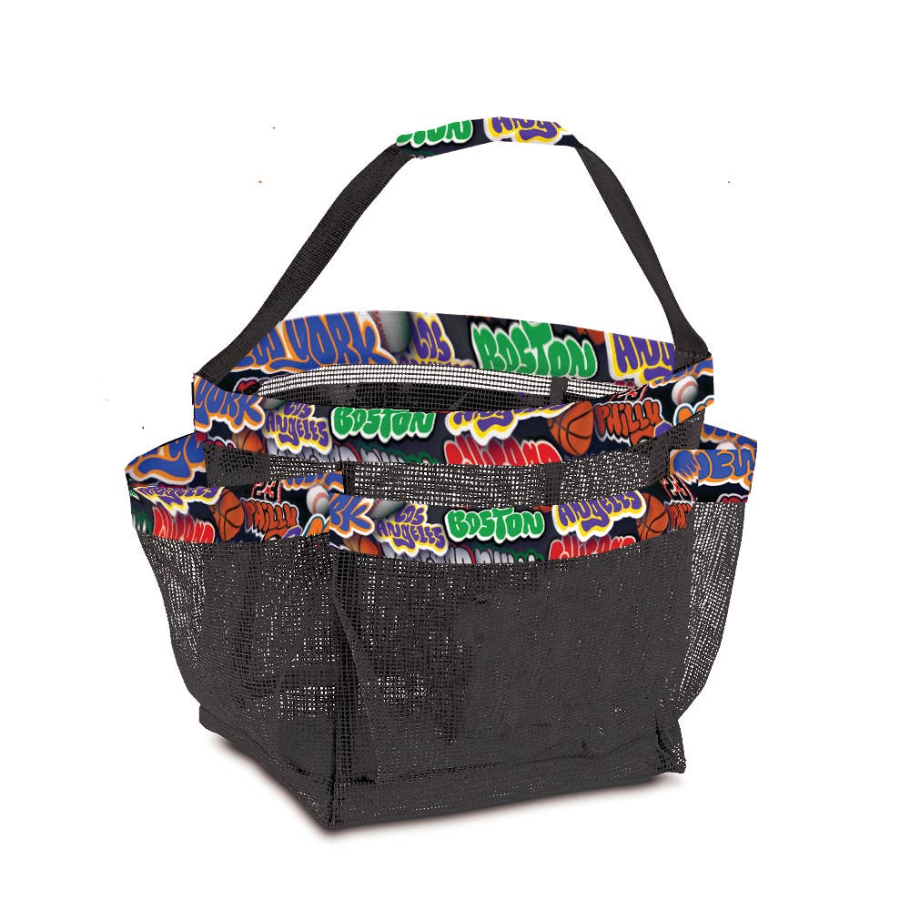Panier de douche en maille Sports Nation