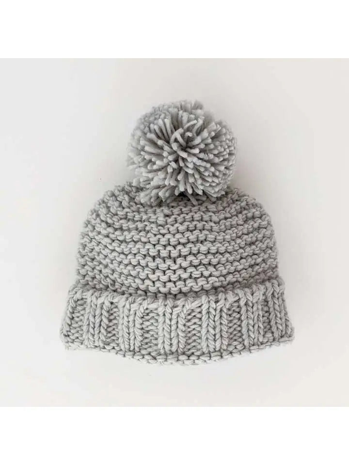 Bonnet à coutures grises pour enfants