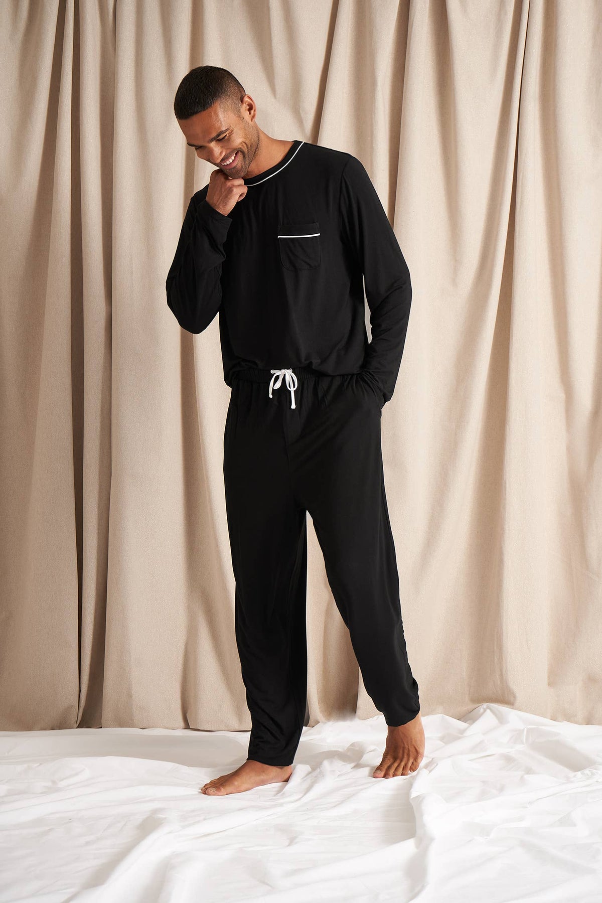 Bamboo PJ Set - Black
