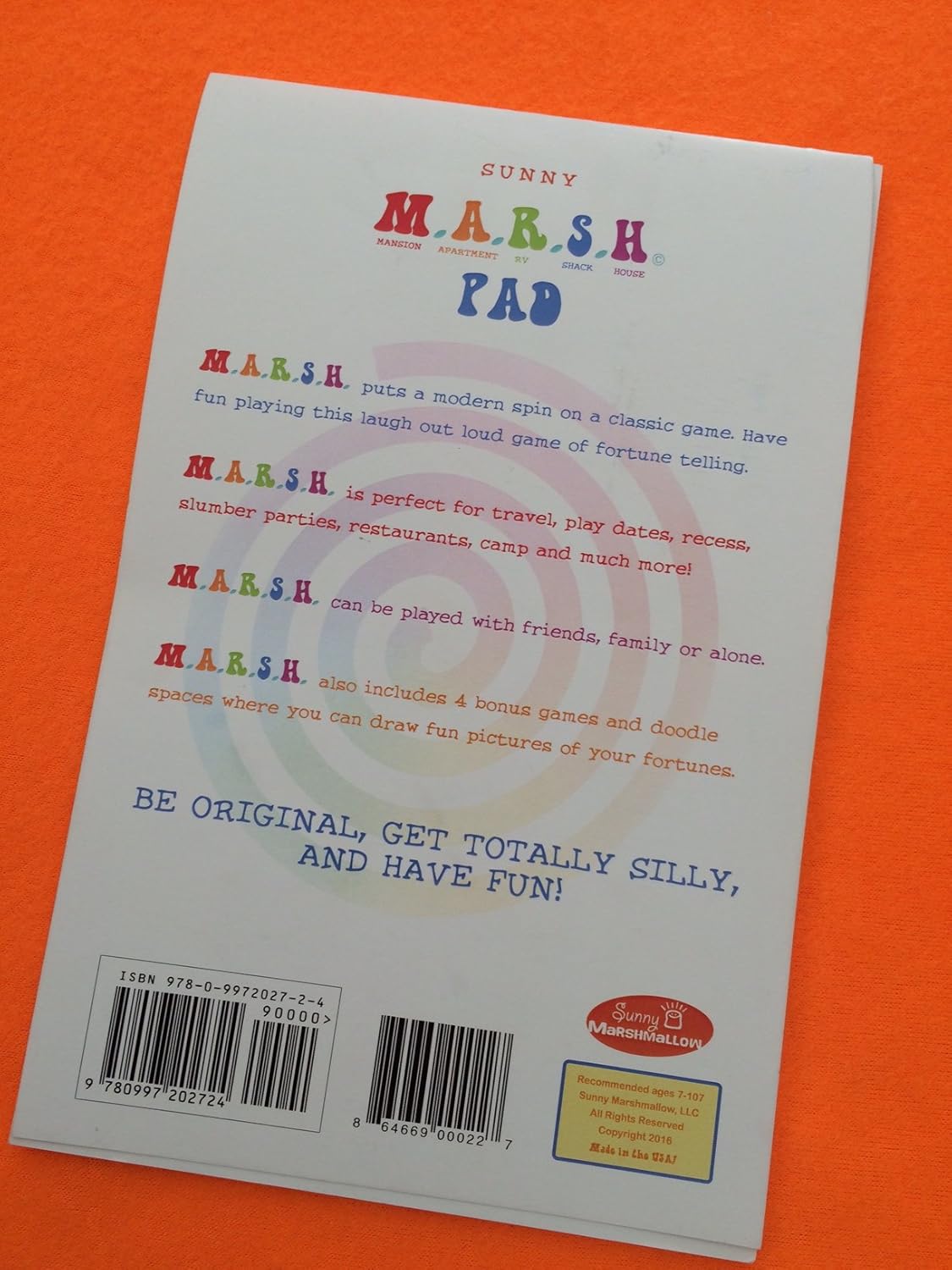 TAPIS DE JEU MARSH