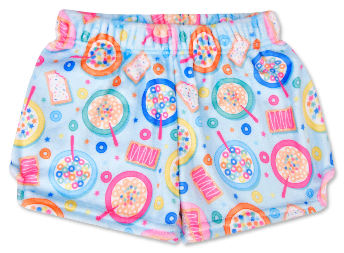 Short en peluche céréales sucrées