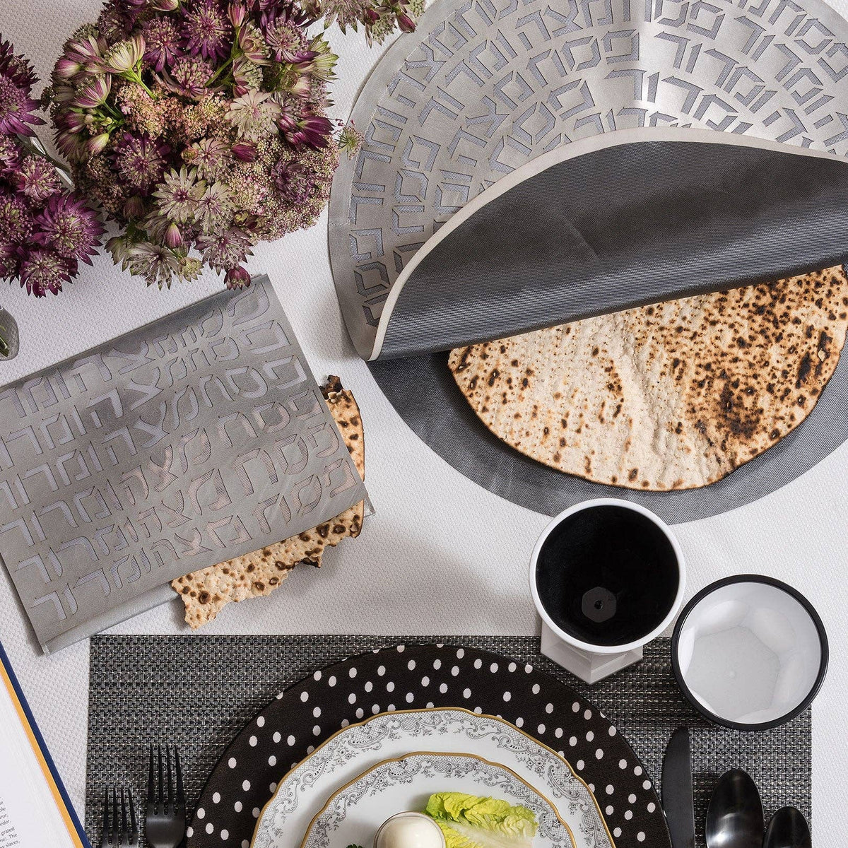Matzah Cover Silver