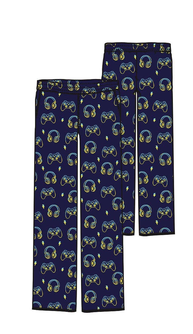 Pantalon de détente en peluche pour garçon, idéal pour les jeux vidéo