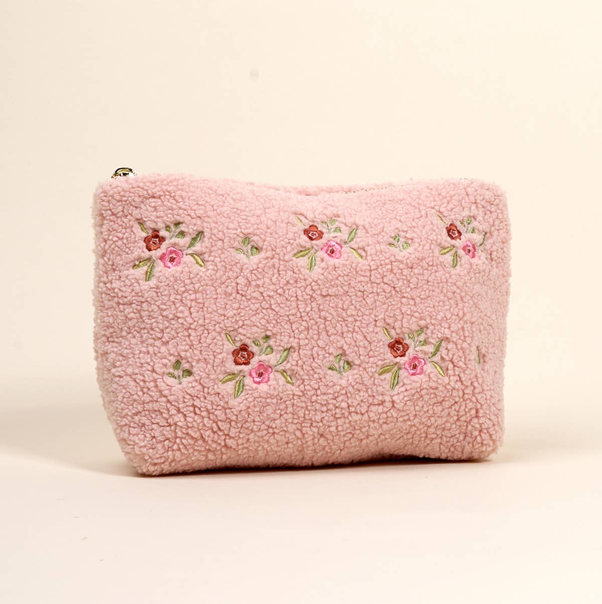 Teddy Pouch– Dainty Floral Pink