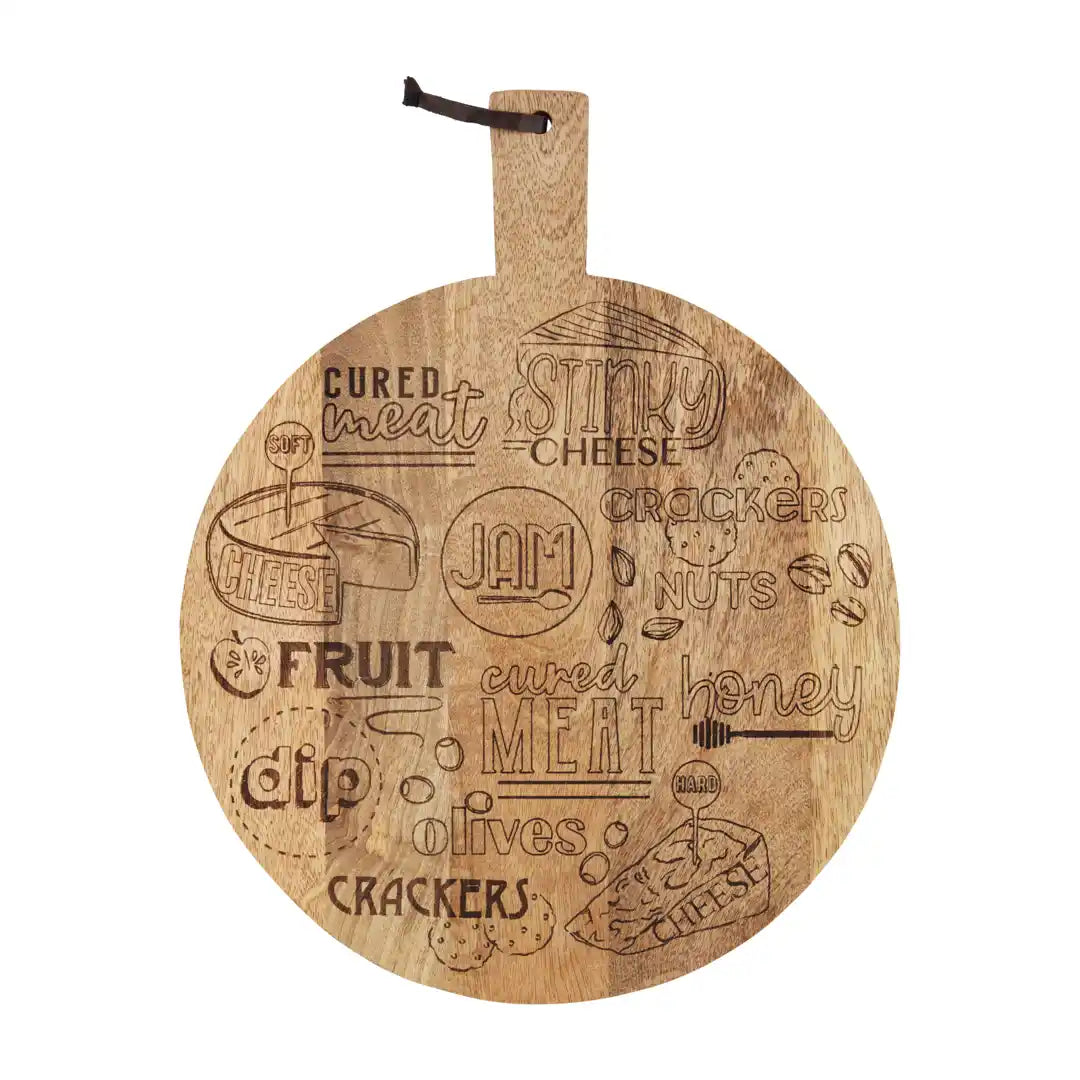 WOOD BOARD - CHARCUTERIE LAZY SUSAN