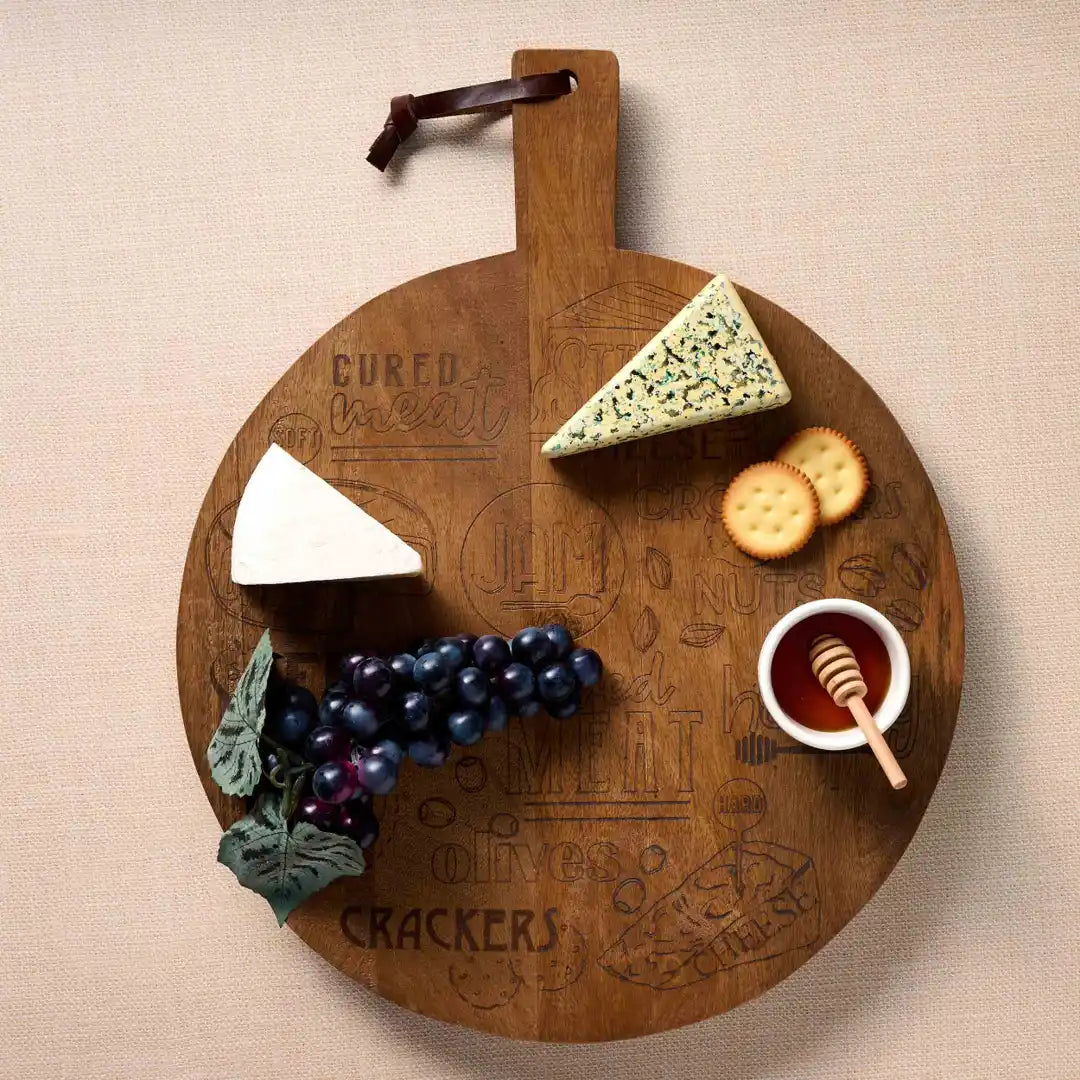 WOOD BOARD - CHARCUTERIE LAZY SUSAN