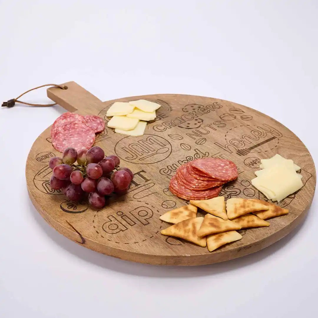 WOOD BOARD - CHARCUTERIE LAZY SUSAN