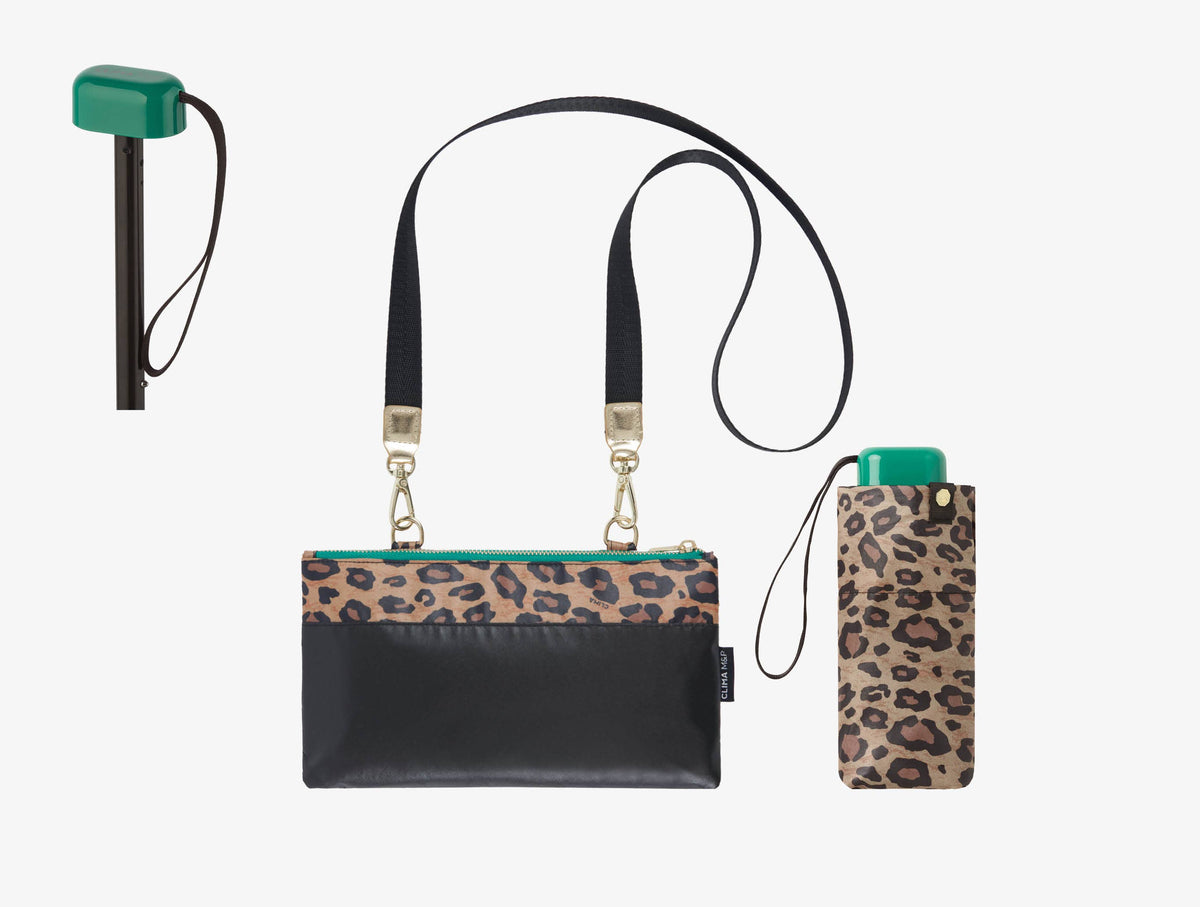 Mini parapluie avec pochette - vert