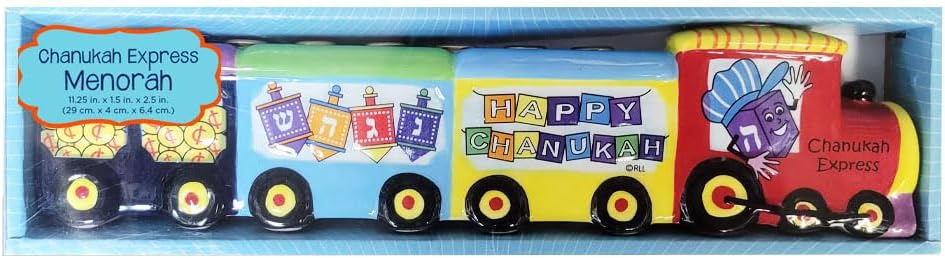 Chanukah Menorah Express Ceramic Menorah