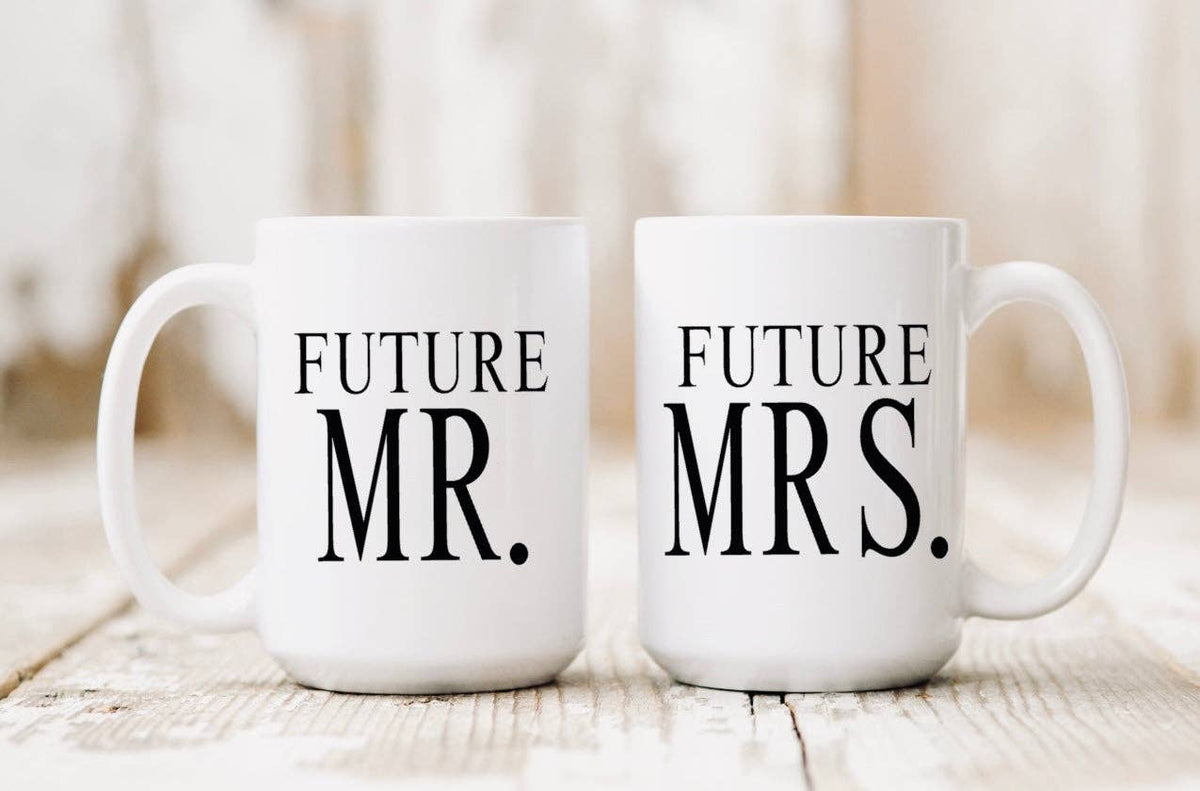 Future Mr & Mrs mugs - set of 2