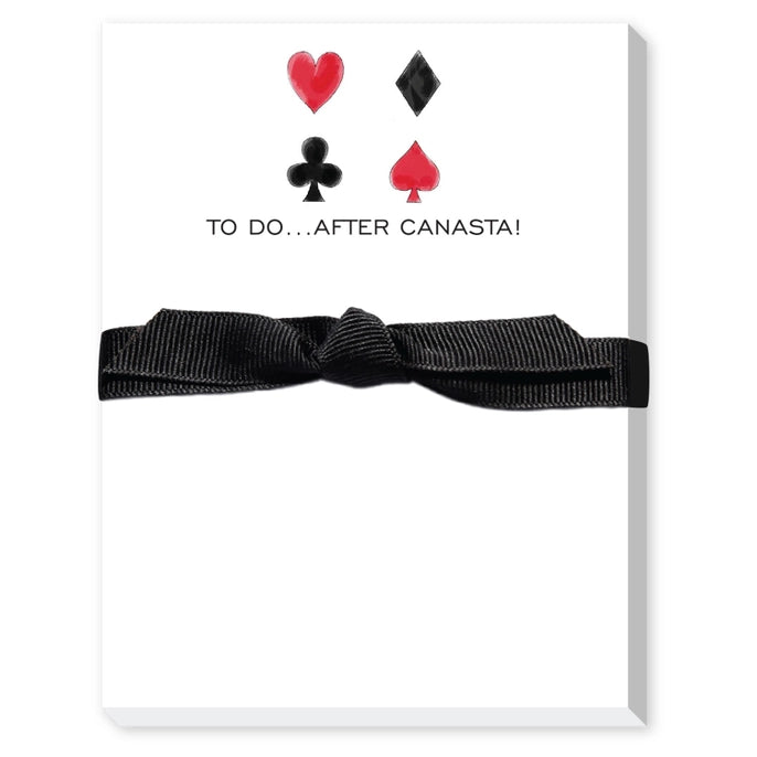 Mini bloc-notes à faire après la canasta 