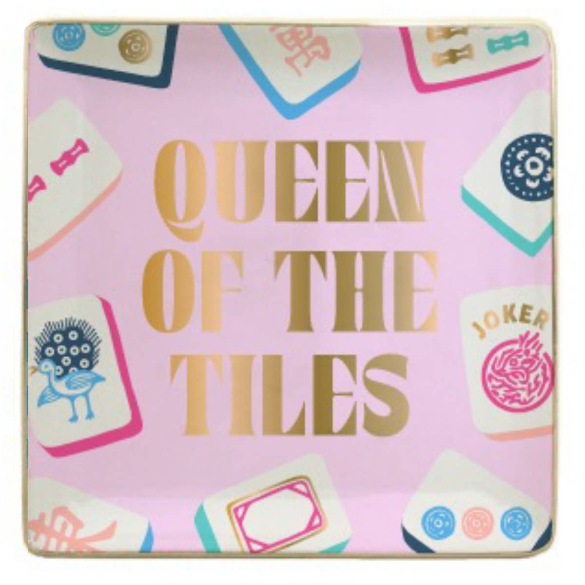 Queen of the Tiles mahjong trinket dish