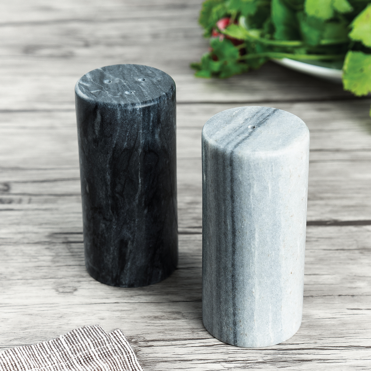 Fox Run Marble Salt and Pepper Shaker,