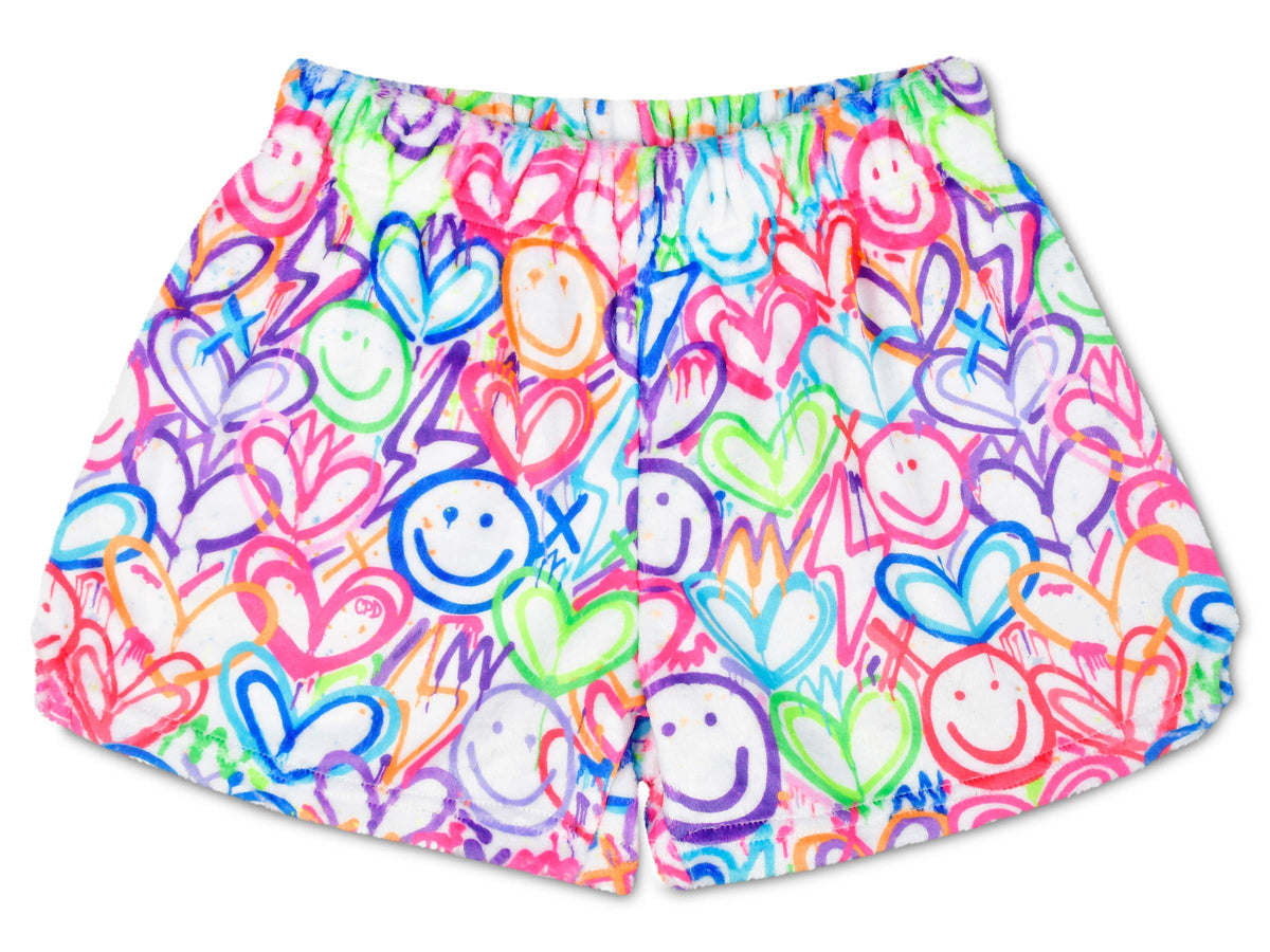 Shorts en peluche Lightning Love