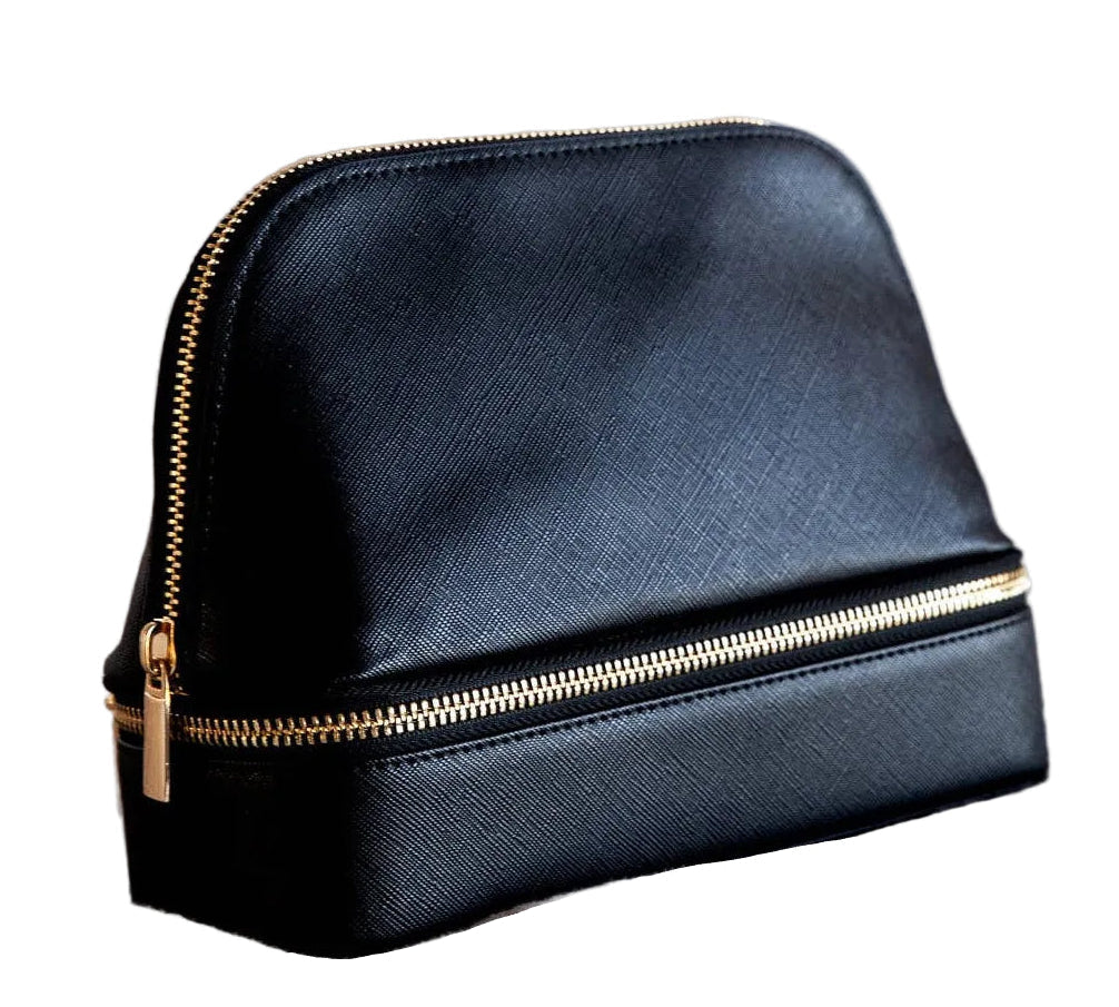 Personalized Cosmetic Bag with Jewelry Organizer