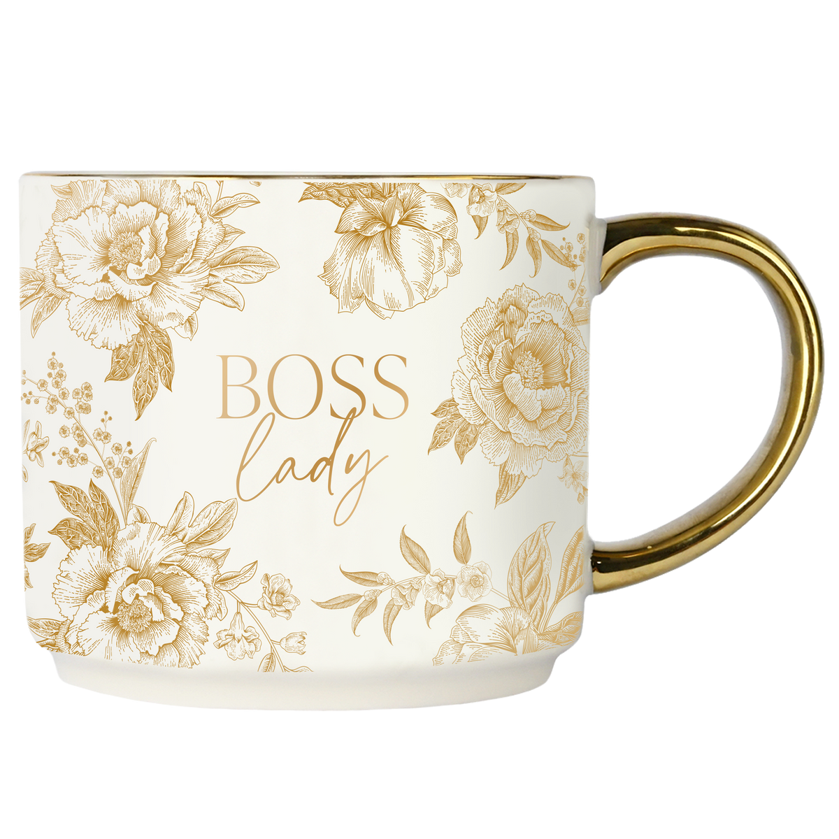 Boss Lady floral Coffee Mug