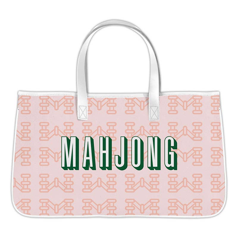 Mahjong Canvas Tote - Mahjong
