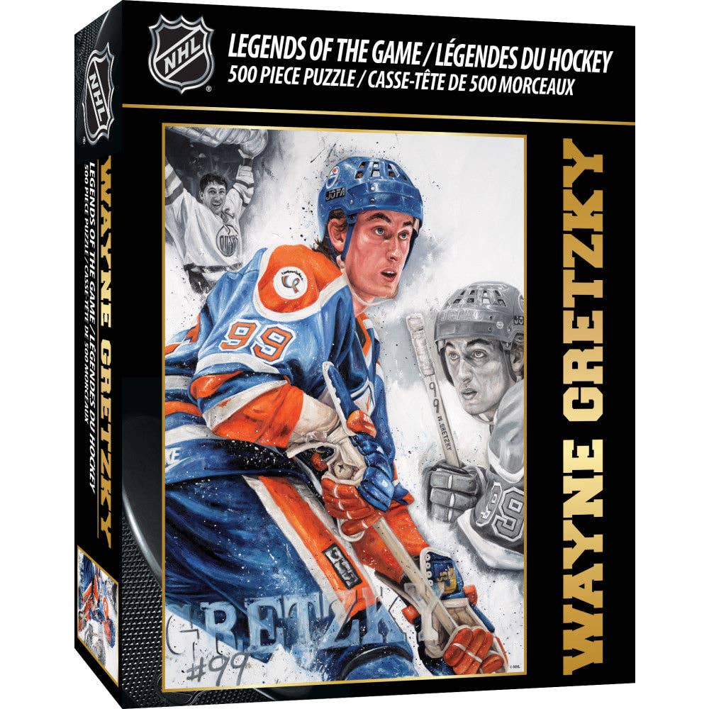 Légendes du jeu - Casse-tête de 500 pièces Wayne Gretzky
