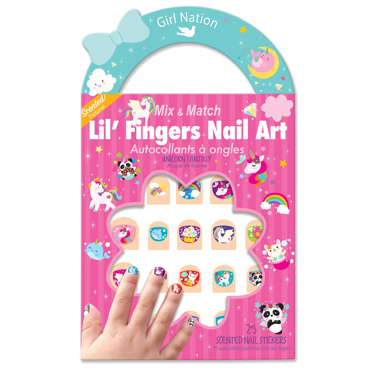 Unicorn Bracelet and Nail Sticker Gift Pack