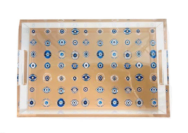 Evil eye Acrylic Tray