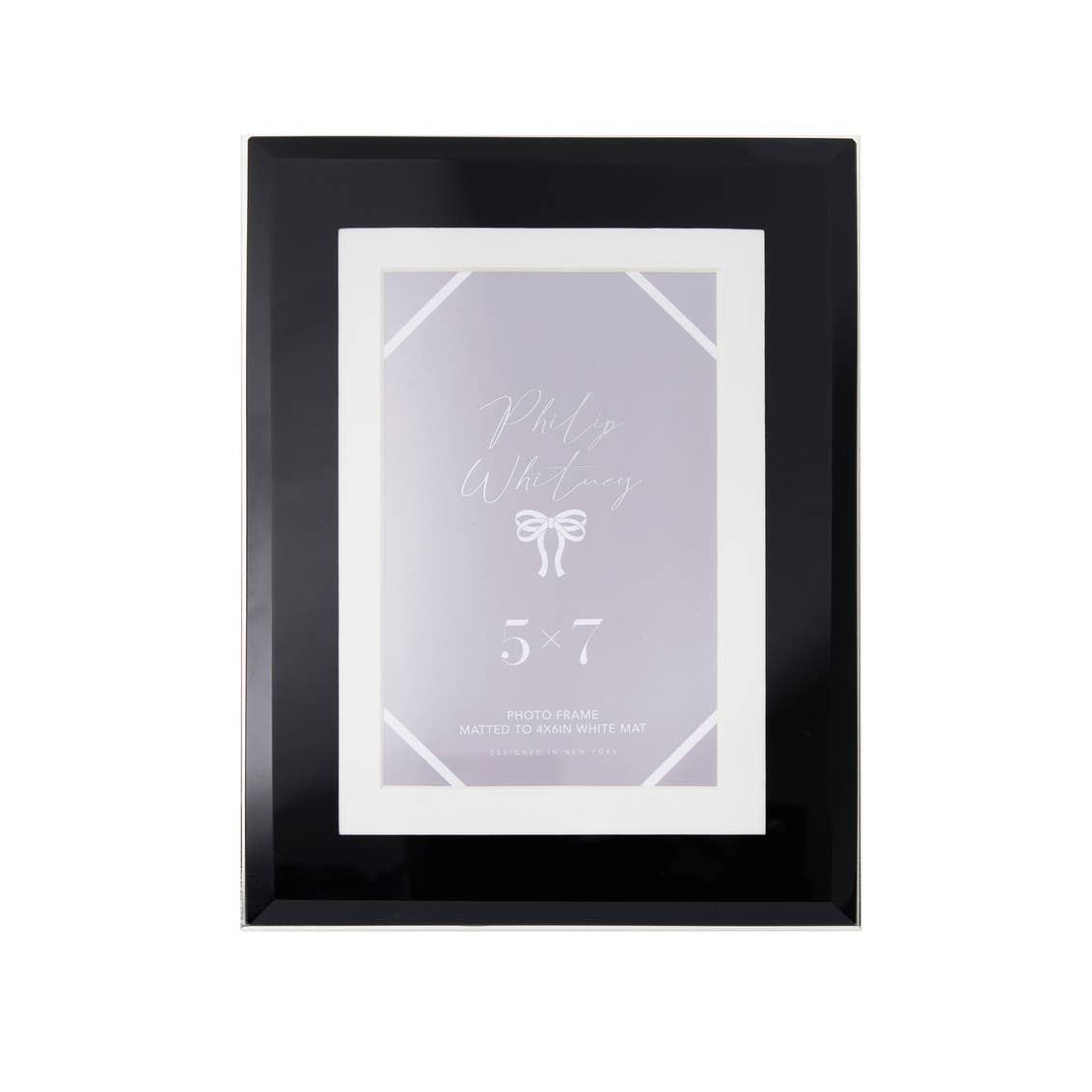 Cadre photo noir 5x7"