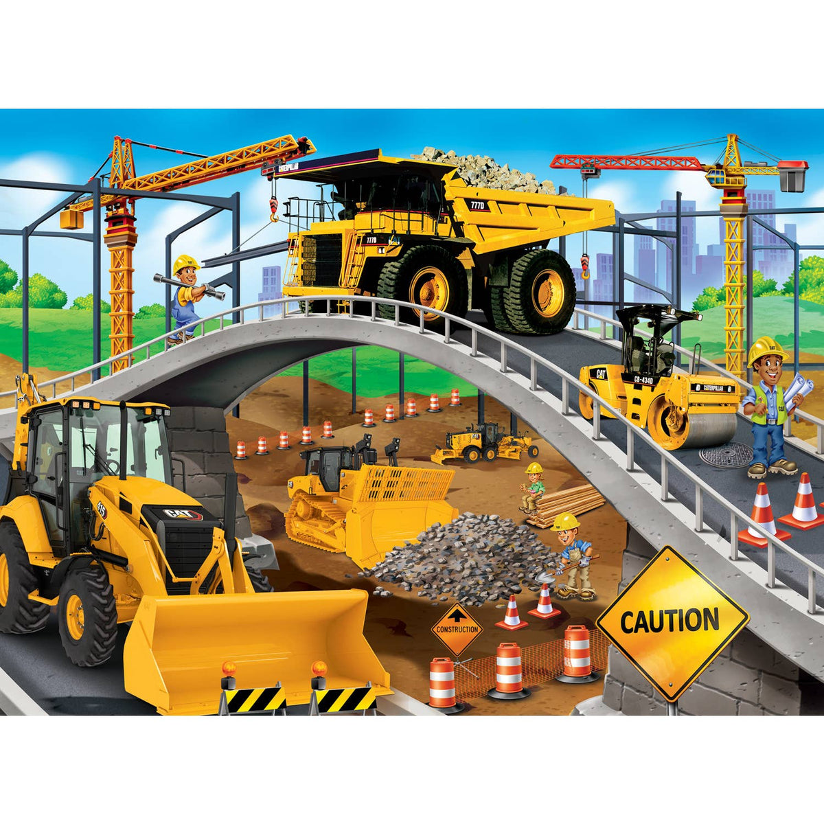CAT - Puzzle enfant 60 pièces Sous le pont