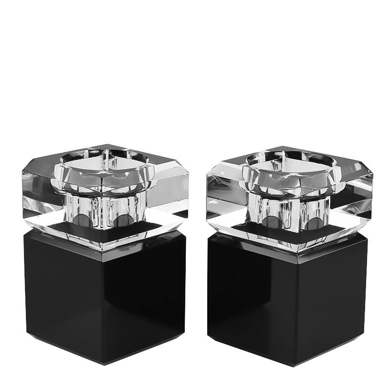 Regal Two Tone Candleholder set of 2