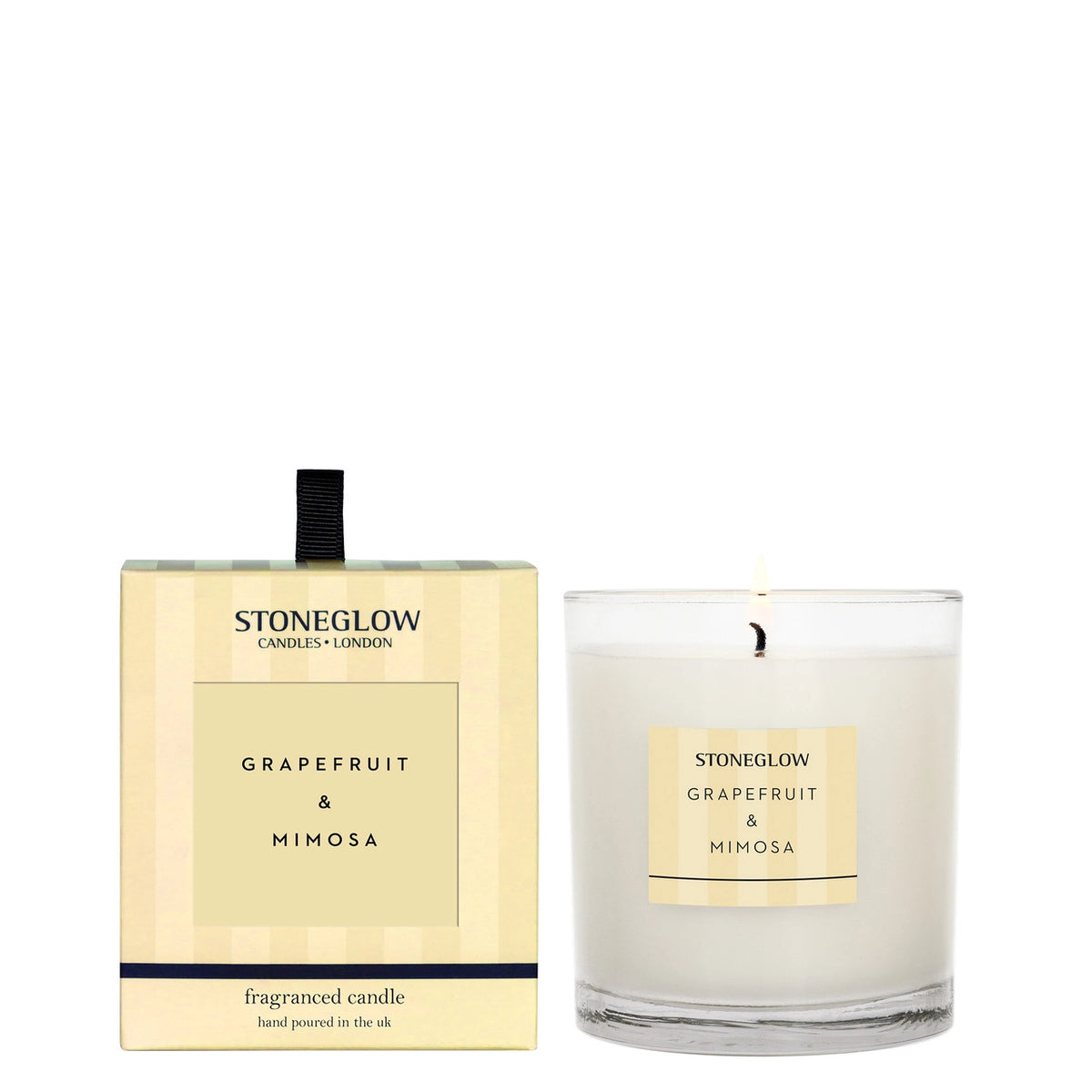 STONEGLOW - PAMPLEMOUSSE &amp; MIMOSA - BOUGIES PARFUMÉES