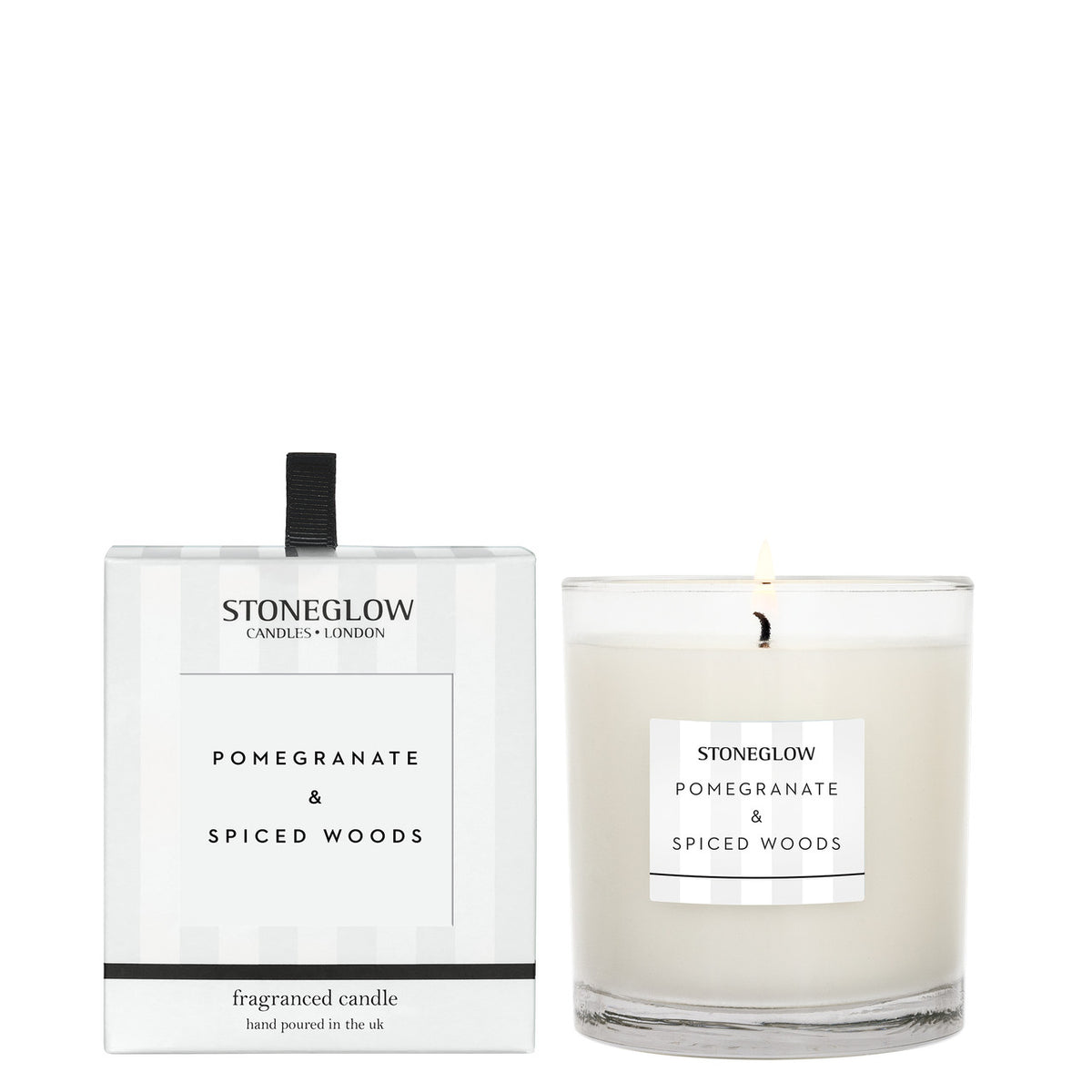 STONEGLOW - GRENADE &amp; BOIS D'ÉPICES - BOUGIE PARFUMÉE 