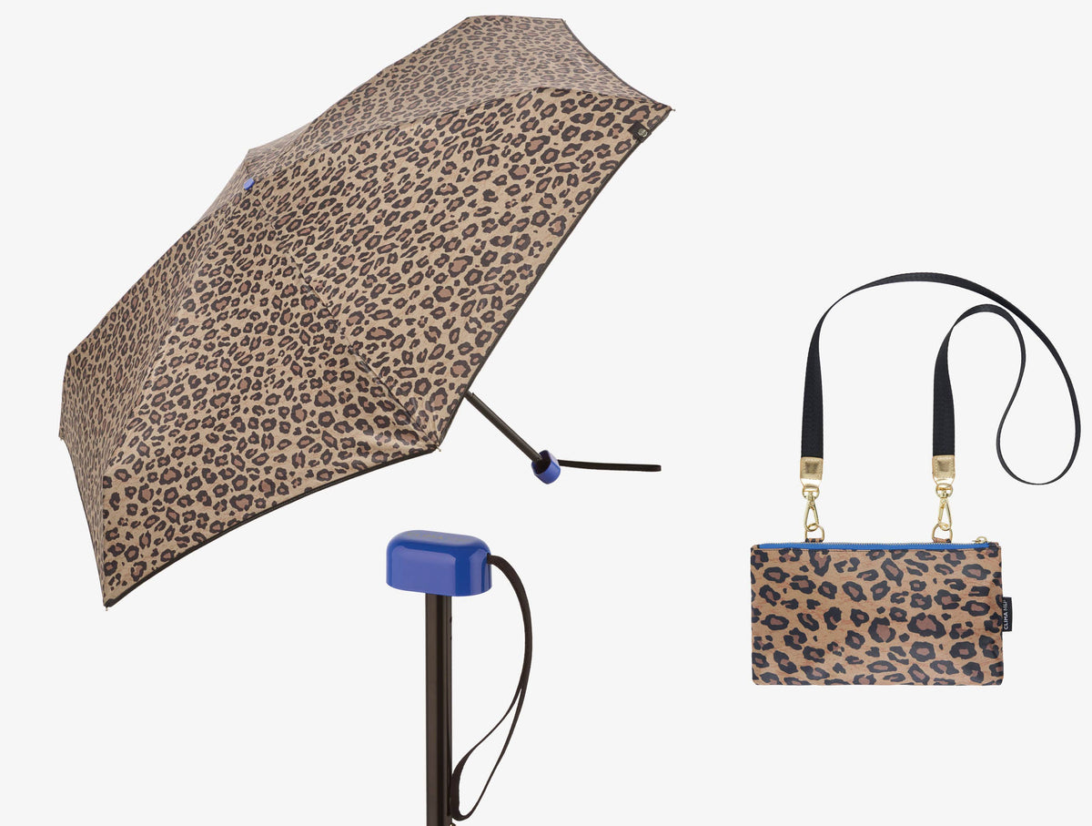 Mini parapluie avec pochette - marine