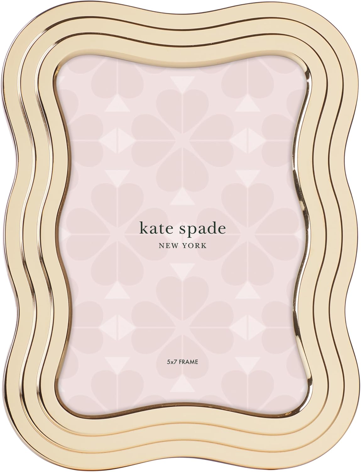 Cadre ondulé doré Kate Spade South Street 5" x 7" 